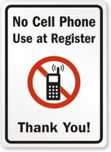 stop using cell phones at work