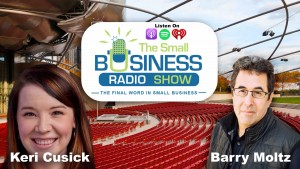 Keri Cusick on The Small Business Radio Show - leverage Amazon