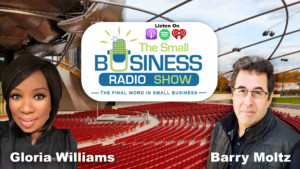 Gloria Williams on The Small Business Radio Show tweet from Oprah