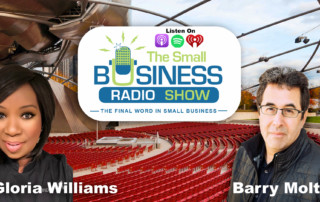 Gloria Williams on The Small Business Radio Show tweet from Oprah